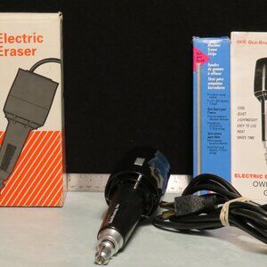 Vintage Bruning No. 87-300 Electric Eraser Drafting Tool - Working